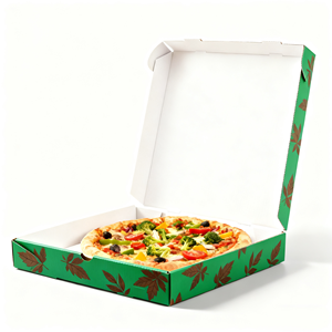 Cajas de <span class=keywords><strong>Pizza</strong></span> Ecológicas Personalizadas con Impresión y Tamaño a Medida, Caja de Cartón Blanco para Comida para Llevar - Product Image 2