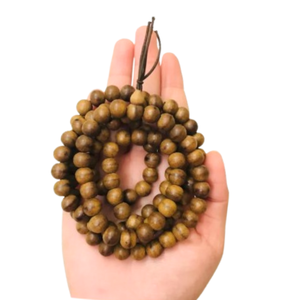 Bracelet en bois d'agar naturel de qualité supérieure 108 perles 6.8mm bâtons d'encens personnalisés bâtons de bambou du Vietnam bracelets à maillons de chaîne de mode - Product Image 1