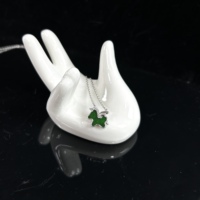 Collier en jadéite naturelle de Birmanie de qualité A, pendentif en jadéite vert cheval, collier en jadéite pour femme, à porter au quotidien (avec NGTC)