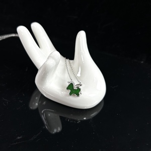 Collar de Jadeíta Birmana Natural de Grado A, Collar con Colgante de Jade Verde de Alta Calidad, Joyería de Jadeíta para Mujer (con Certificado) - Product Image 6