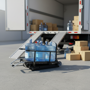 Chariot de transport électrique à quatre roues pour monter les escaliers, batterie au lithium, chariot à chenilles, plate-forme à chenilles - Product Image 4