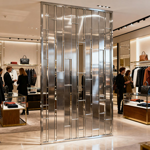 Moderno Project Manager veloce senza soluzione di continuità installazione modulare resistente alle intemperie muro divisorio in acciaio inox per la vendita al dettaglio - Product Image 1