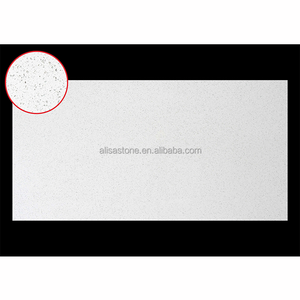 Không xốp, chống trầy xước <span class=keywords><strong>3200x1600mm</strong></span> Tấm Đá Thạch anh nhân tạo màu đen cao cấp cho mặt bàn bếp - Product Image 3