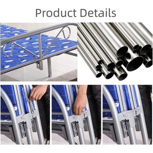 SKY-TOUCH Marco de cama de plataforma de metal de acero resistente 190x90cm Cama individual plegable Configuración sin herramientas Azul-Disponible Double Queen - Product Image 4