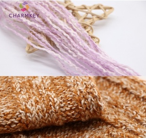 Charmkey 2025 Mới Nhất Sợi Fancy Mohair Pha Trộn <span class=keywords><strong>Interlaced</strong></span> Chải Sợi Cho Tay Đan Và Crochet - Product Image 6