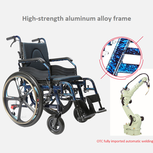 รถเข็นอัจฉริยะพกพา KSM-201P ดีไซน์ใหม่ ล้อใหญ่ 24 นิ้ว ถอดประกอบได้รวดเร็ว ฟังก์ชั่นจอดแบบแมนนวล โครงสร้างอลูมิเนียมน้ำหนักเบา - Product Image 3