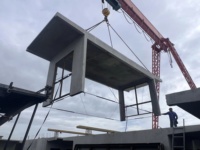 Système de coffrage en acier robuste pour la construction de maisons en béton, moules réutilisables pour panneaux muraux préfabriqués, formes métalliques haute résistance