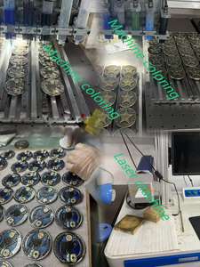 个性化定制徽标雕刻纪念纪念币 3D 锌合金金属批发定制软珐琅挑战币 - Product Image 5