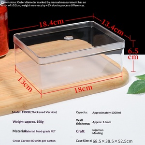 Boîte d'emballage alimentaire transparente, épaisse et résistante aux chutes, de qualité alimentaire, pour gâteaux, mousses, biscuits et autres pâtisseries - Product Image 4