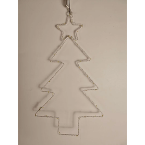 Décoration intérieure de Noël Led Lampe décorative d'arbre en fil de cuivre en fer - Product Image 2