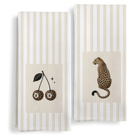 Striped Cotton Kitchen Tea Towels, Soft Absorbent Reusable Dish Towels for Farmhouse Home Baking Cooking Restaurant Wholesale