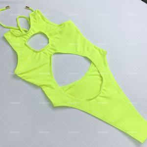 Traje de baño de una pieza sexy y económico con espalda descubierta para fitness, bikini, ropa de playa para mujer, estilo brasileño personalizado - Product Image 1
