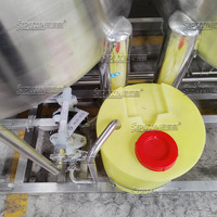 Système automatique de nettoyage CIP en place de la machine CIP pour la ligne de production de cosmétiques alimentaires-rondelle en acier inoxydable
