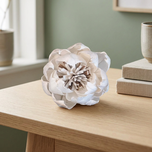 Sola Wood Artificial Blooming Peony Dried <b>Reed</b> <b>Diffuser</b> White Environmental Friendly 8cm Wedding Decorative Flowers Plants - Product Image 2