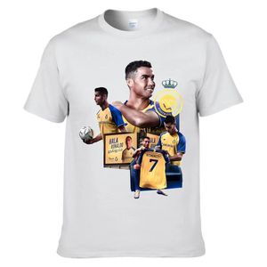T-shirt Estiva Unisex in Cotone 100% Traspirante con Stampa C Luo, Stile Casual Europeo Americano, Taglio Dritto - Product Image 4
