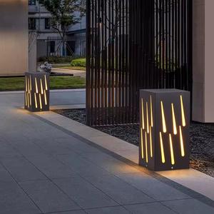 IP65 lampu taman LED luar ruangan tahan air lampu surya jalur bertenaga surya dan lampu tonggak rumput untuk jalur taman - Product Image 4