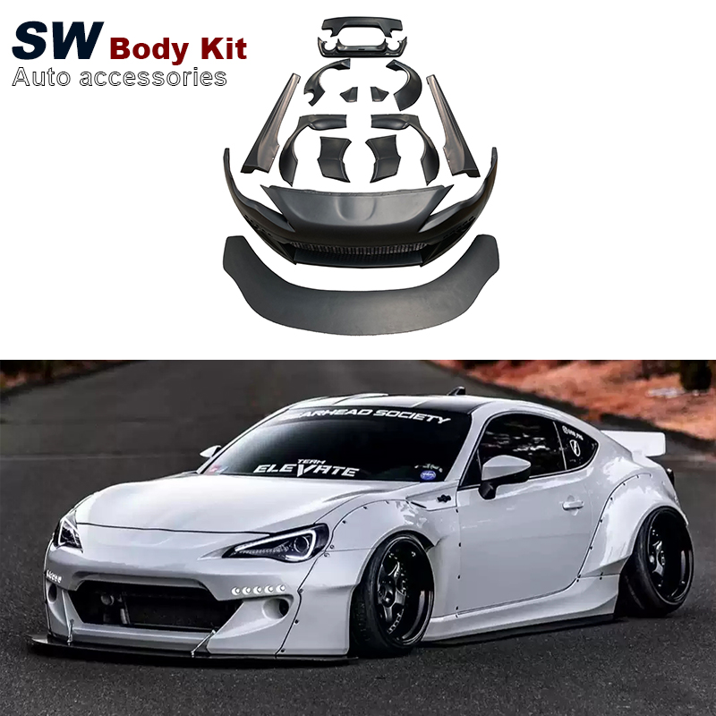 トヨタGT86 BRZ用 ロケットバニーV2スタイル ワイドボディキット