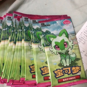 Cartes Pokémon authentiques CBB1C Trading PTCG Gem Pack Vol.1 Packs GEM chinois Jeu de cartes à collectionner Pokémon Jouets - Product Image 5