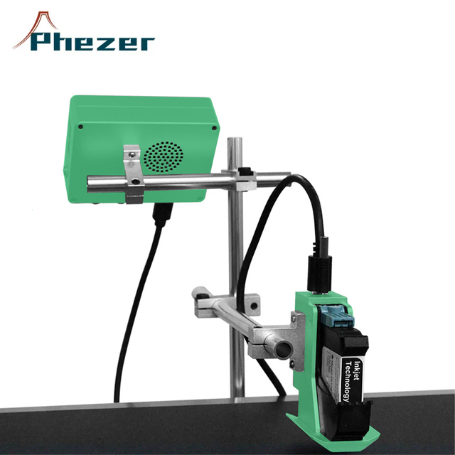 12.7MM Automatic Continuous Spray Thermal Inkjet Printer Online Batch Coding Expiry Date Stamping Date Coding Machine
