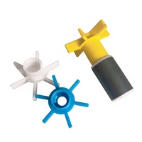 Micro-pompe à eau avec moteur à colonne magnétique en ferrite, rotor magnétique 18*30 / pale à eau 6*41.5