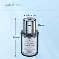 Diffuseur de parfum intelligent portable sans fil pour voiture et maison, avec fonction marche/arrêt automatique, en verre