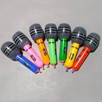 MART Personnalisé Publicité Pvc Gonflable Microphone Jouets Microphone Modèle pour Musique Événement Décoration Promotion