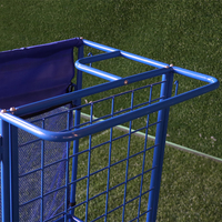 Chariot de sport multifonctionnel en fer avec sac à balles en filet pour l'entraînement en extérieur – Vente en gros usine
