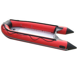 Bote Inflable de Pesca con Casco de Aluminio, PVC de 1.2mm, Resistente, para Pesca Familiar, Menos de 4m de Longitud - Product Image 5