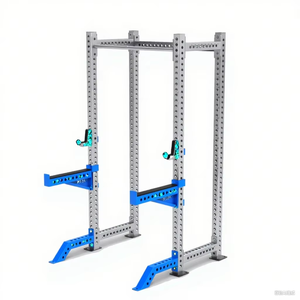 Supporto Compatto in Acciaio Inossidabile per Allenamento con Bilanciere, Esercizi per Tricipiti e Gambe - Attrezzatura Unisex per Bodybuilding e <span class=keywords><strong>Palestra</strong></span> - Product Image 1