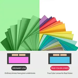 Lentes <span class=keywords><strong>de</strong></span> Plástico Negras TRQ <span class=keywords><strong>para</strong></span> Casco <span class=keywords><strong>de</strong></span> Soldadura - Product Image 5