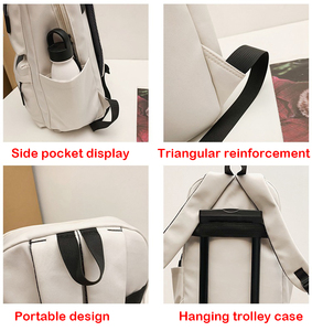 Nhà Máy Biểu Tượng Tùy Chỉnh Cao Đẳng Nylon Thư Trường Túi Thể Thao Giản Dị Sinh Viên Máy Bay Ba Lô Thanh Niên Túi Máy Tính Xách Tay Trọng Lượng Nhẹ Thiết Kế - Product Image 4