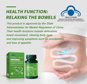 Winstown wansongtang marque Préparé Rhubarbe Angelica Capsules détox fit slim pilules vertes comprimé ventre plat capsule de nettoyage du côlon - Product Image 3