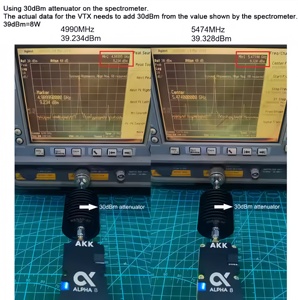 AKK <span class=keywords><strong>8W</strong></span> FPV VTX 5.8G <span class=keywords><strong>Video</strong></span> <span class=keywords><strong>Transmitter</strong></span> Alpha 8 VTX 80CH <span class=keywords><strong>8W</strong></span> 5W 3W 1W Điện Có Thể Chuyển Đổi FPV <span class=keywords><strong>Video</strong></span> Cho RC FPV - Product Image 5