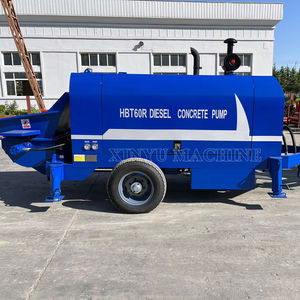 Diesel Line Mobile <b>Concrete</b> Pump 30-60cbm/hr Trailer Pump Construction <b>Machine</b> Diesel <b>Concrete</b> Pump with Lines - Product Image 1