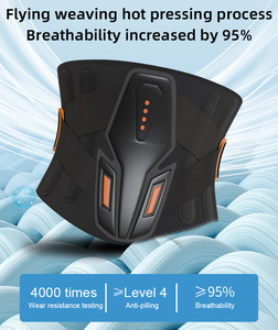 Ceinture de soutien lombaire de compression respirante en nylon réglable de nouvelle conception pour le travail au bureau - Product Image 5