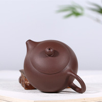 Théière Xishi en céramique Zisha, pièce de collection, théière artisanale en argile violette, style Xishi, capacité 230 ml, boîte cadeau, vente en gros à l'unité