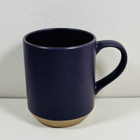 Tasse en céramique colorée effet mat, grande taille 460 ml, personnalisable avec logo imprimé ou gravé au laser – Offre promotionnelle