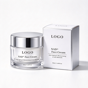 <span class=keywords><strong>Crema</strong></span> <span class=keywords><strong>Viso</strong></span> OEM/ODM NAD+ con Peptidi, Niacinamide e Acido Ialuronico, Rassodante, Idratante, Anti-Età, 50ml - Product Image 1