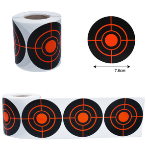 Pegatinas de Objetivo de Tiro con Efecto Salpicadura, Papel Fluorescente Autoadhesivo para Práctica de Tiro al Aire Libre - Product Image 3