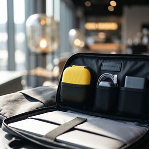 Étui de rangement EVA portable compact à fermeture éclair, étui de transport rigide EVA étanche pour câbles USB – Vente chaude - Product Image 6