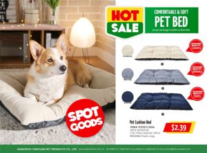 2023 Winter Aktion günstig niedriger Preis Lager bequem weiches Haustierbett Katze Hund Haustierbett - Product Image 3