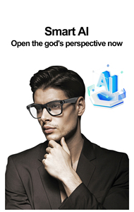 Gafas inteligentes Obaolay 2025 <span class=keywords><strong>con</strong></span> cámara <span class=keywords><strong>Chat</strong></span> GPT música conexión WiFi AI traducir gafas de cámara inteligente para hombres y <span class=keywords><strong>mujeres</strong></span> - Product Image 3