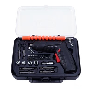 JimBon TEC 108PCS Ensemble de perceuses à percussion et tournevis, forets <span class=keywords><strong>pour</strong></span> le bois, outils de perçage électrique 220V/110V - Product Image 6