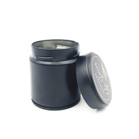 Boîte en métal pour poudre de matcha personnalisée de 73 mm, boîte en métal de 30 g