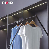 Prix d'usine : Support de penderie relevable pour chambre à coucher, accessoire de rangement pour placard, organisateur de vêtements, quincaillerie de penderie, cintre de levage