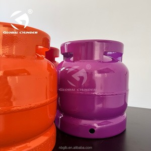 Cilindro de Gas <span class=keywords><strong>Butano</strong></span> Portátil Global de 3 kg, Acero Duradero de 6.6 L, Baja Presión, Certificado ISO, para Cocina Doméstica, Color y Logotipo Personalizados de Fábrica - Product Image 3
