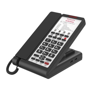 <span class=keywords><strong>Teléfono</strong></span> <span class=keywords><strong>Fijo</strong></span> Moderno <span class=keywords><strong>para</strong></span> Hotel Sachikoo SN-0016 con Correo <span class=keywords><strong>de</strong></span> <span class=keywords><strong>Voz</strong></span>, LAN Cableado e Identificador <span class=keywords><strong>de</strong></span> Llamadas - Product Image 1