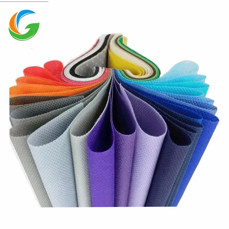 Pasokan produsen emas gulungan kain Nonwoven Pp/Pla/Rpet non-bakteri 100% Pp spunboned untuk perlengkapan medis