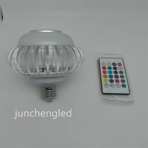 E27 LED RGB Smart Music Bulb 12W Dimmable Wireless Music Playing Magic Bulb With 24 Modes Remote <strong>Control</strong> Apply to IOS /<strong>Android</strong> - Product Image 6