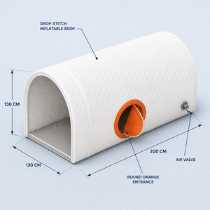 <span class=keywords><strong>Tenda</strong></span> Glamping Gonfiabile DWF di Lusso per Esterni, <span class=keywords><strong>Tenda</strong></span> Portatile Gonfiabile con Finestra per <span class=keywords><strong>Campeggio</strong></span> <span class=keywords><strong>in</strong></span> <span class=keywords><strong>Montagna</strong></span>, Resort e Campeggi - Product Image 5